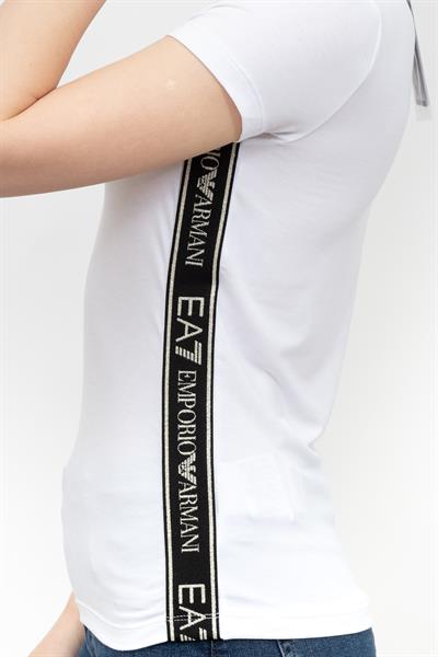 EA7 Kadın Bisiklet Yaka T-Shirt