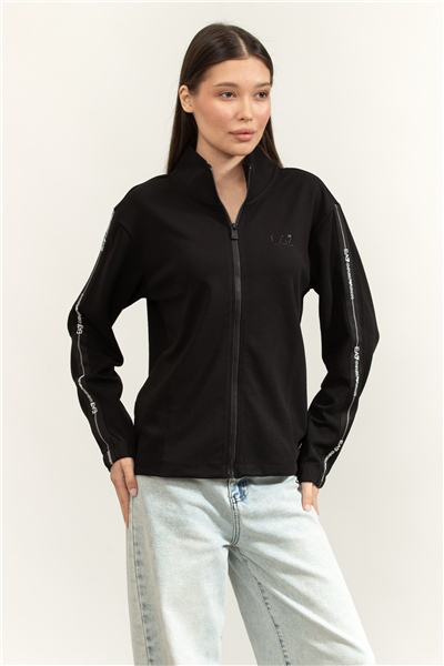 EA7 Kadın Fermuarlı Sweatshirt