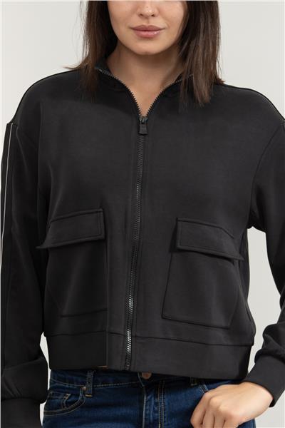 EA7 Kadın Fermuarlı Sweatshirt