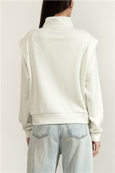 EA7 Kadın Fermuarlı Sweatshirt