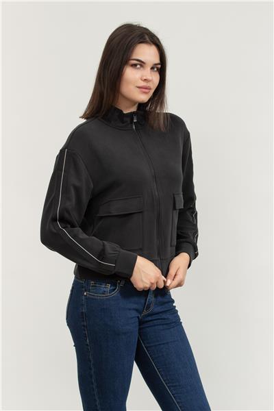 EA7 Kadın Fermuarlı Sweatshirt