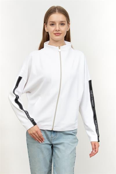 EA7 Kadın Fermuarlı Sweatshirt