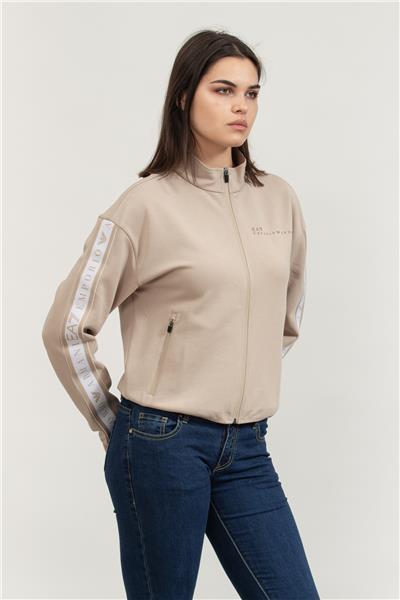 EA7 Kadın Fermuarlı Sweatshirt