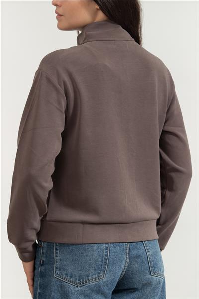 EA7 Kadın Fermuarlı Sweatshirt