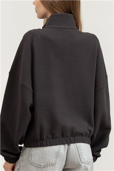 EA7 Kadın Fermuarlı Sweatshirt