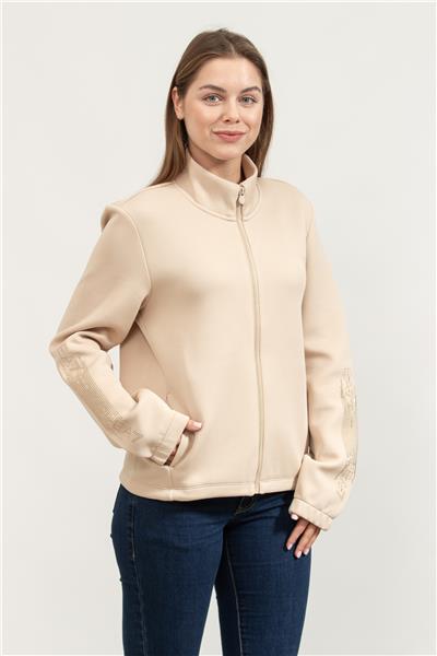 EA7 Kadın Fermuarlı Sweatshirt