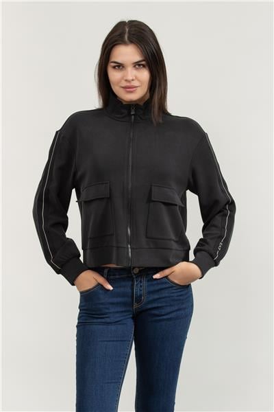 EA7 Kadın Fermuarlı Sweatshirt