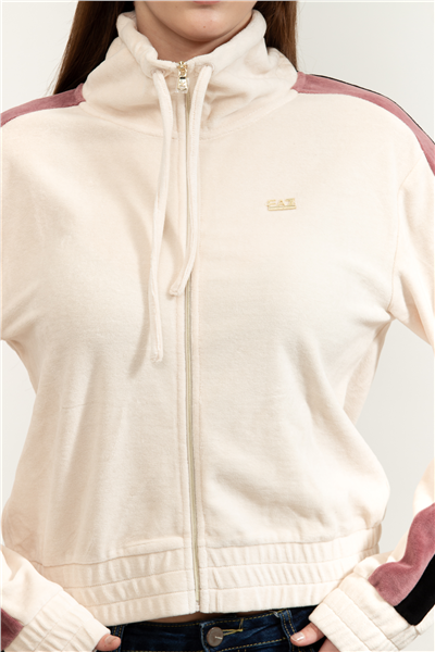 EA7 Kadın Fermuarlı Sweatshirt