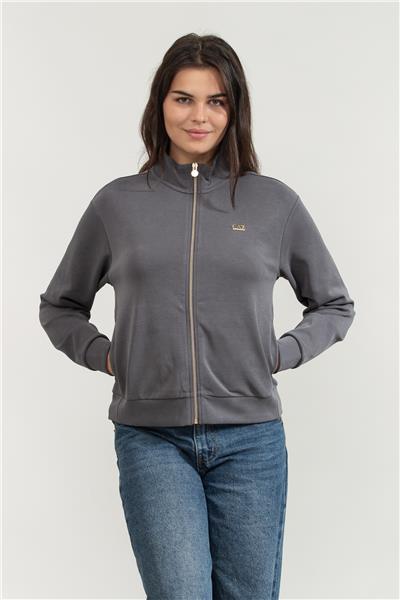 EA7 Kadın Fermuarlı Sweatshirt