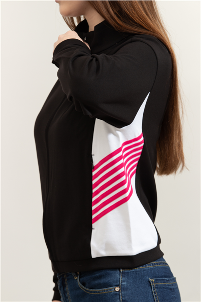 EA7 Kadın Fermuarlı Sweatshirt