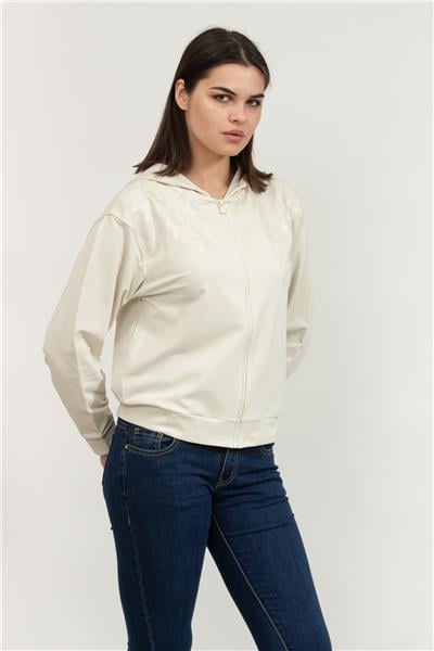 EA7 Kadın Kapüşonlu Sweatshirt