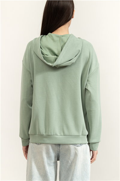 EA7 Kadın Kapüşonlu Sweatshirt