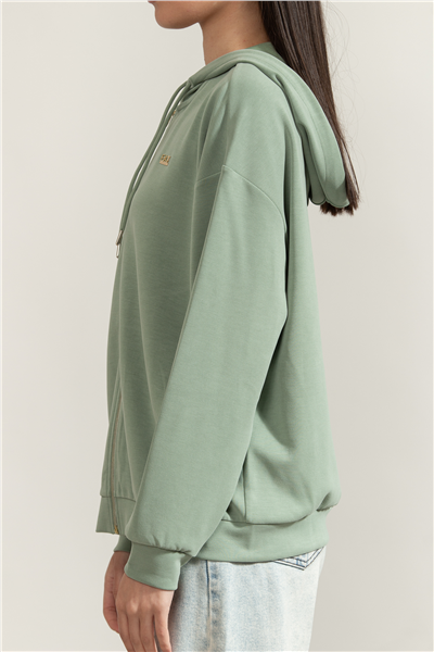 EA7 Kadın Kapüşonlu Sweatshirt