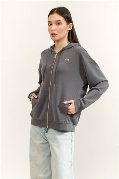 EA7 Kadın Kapüşonlu Sweatshirt