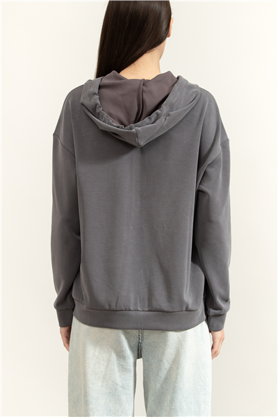 EA7 Kadın Kapüşonlu Sweatshirt