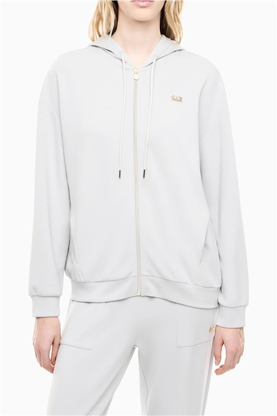 EA7 Kadın Kapüşonlu Sweatshirt Çok Renkli