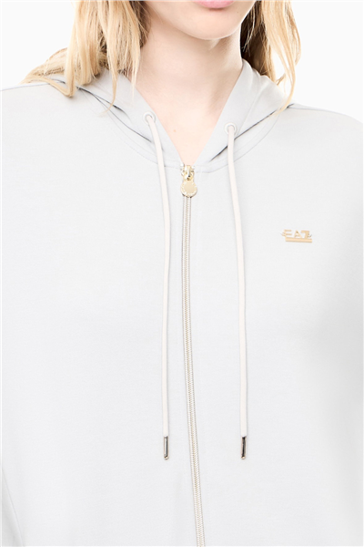 EA7 Kadın Kapüşonlu Sweatshirt Çok Renkli