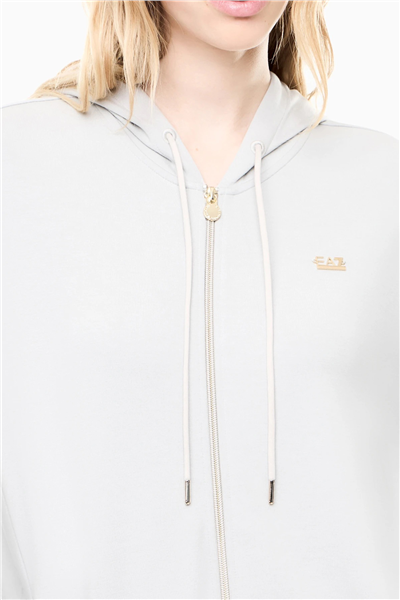 EA7 Kadın Kapüşonlu Sweatshirt Çok Renkli