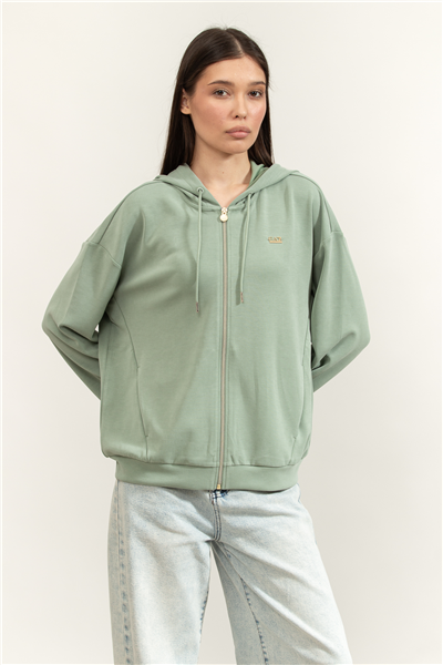 EA7 Kadın Kapüşonlu Sweatshirt