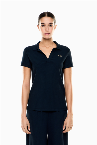 EA7 Kadın Polo Yaka T-Shirt
