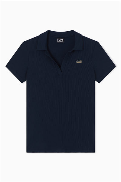 EA7 Kadın Polo Yaka T-Shirt