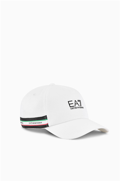 EA7 Unisex Baseball Şapka Beyaz