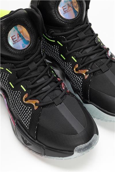 EA7 Black And White 10Th Anniversary Sneakers