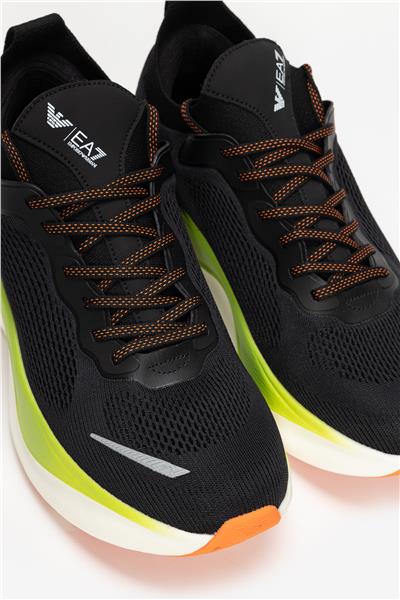 EA7 Black And White 10Th Anniversary Sneakers