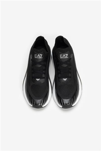 EA7 Black And White 10Th Anniversary Sneakers