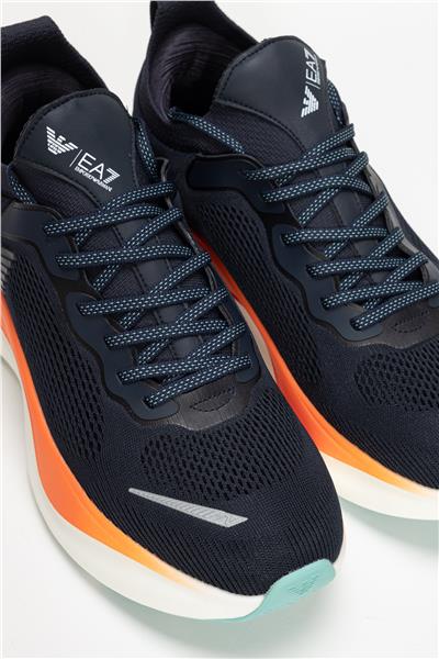 EA7 Black And White 10Th Anniversary Sneakers