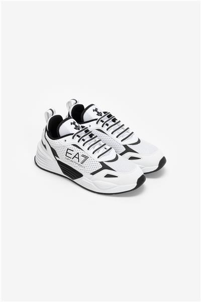 EA7 Black And White 10Th Anniversary Sneakers