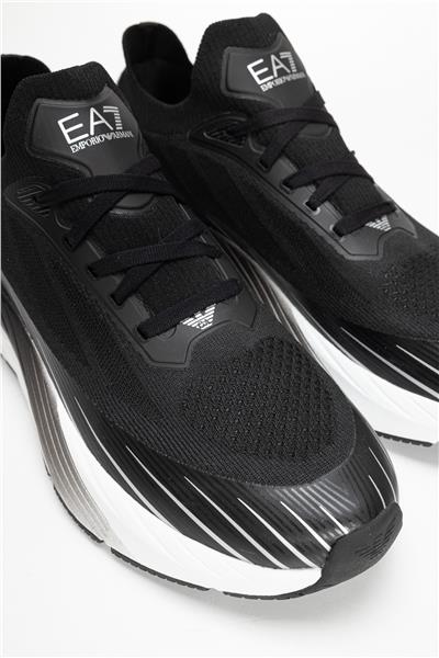 EA7 Black And White 10Th Anniversary Sneakers