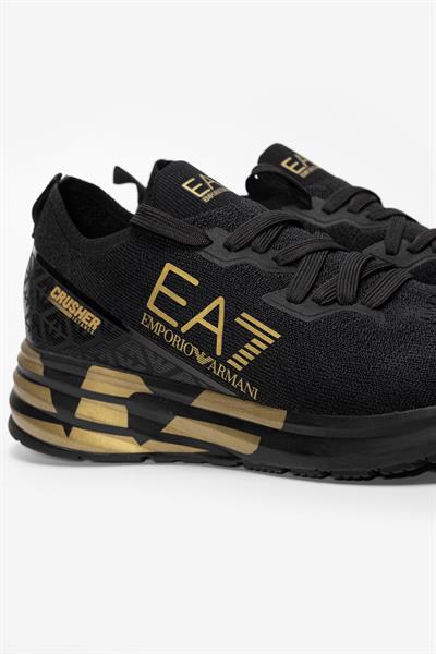 EA7 Black And White 10Th Anniversary Sneakers