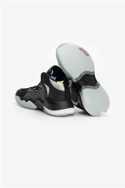 EA7 Black And White 10Th Anniversary Sneakers