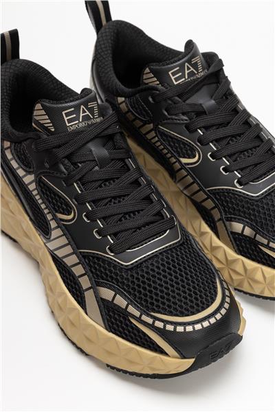 EA7 Black And White 10Th Anniversary Sneakers