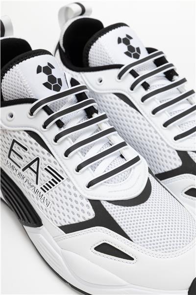 EA7 Black And White 10Th Anniversary Sneakers