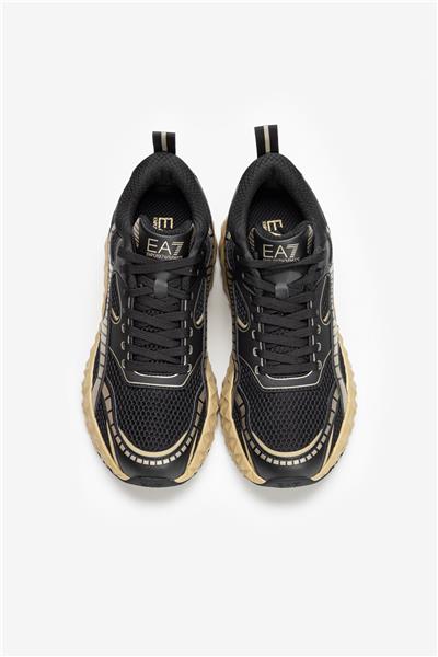 EA7 Black And White 10Th Anniversary Sneakers