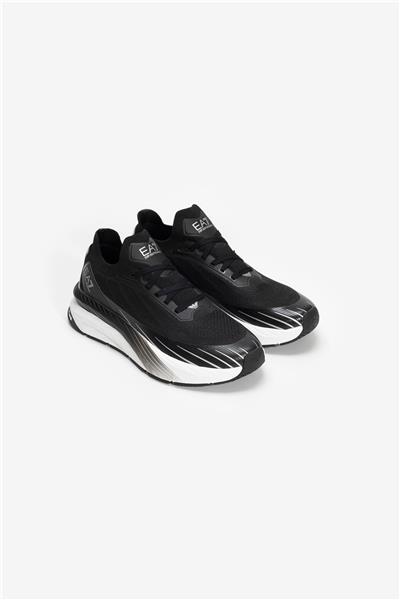 EA7 Black And White 10Th Anniversary Sneakers