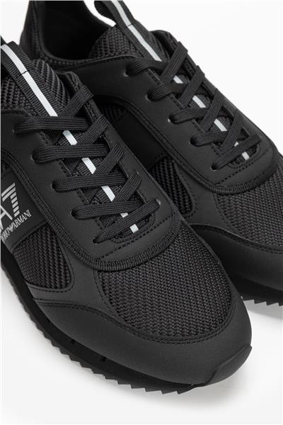EA7 Black And White 10Th Anniversary Sneakers
