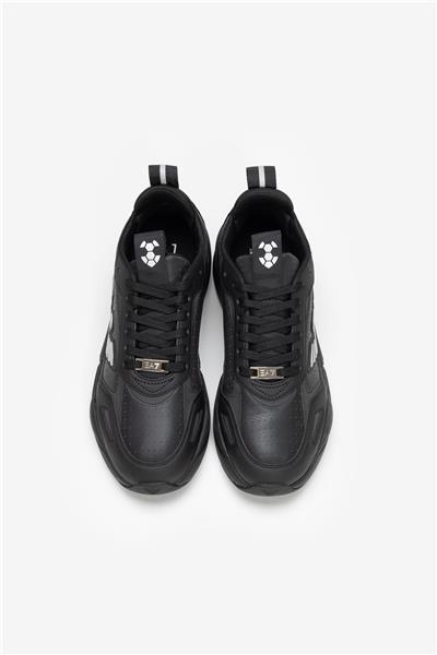 EA7 Black And White 10Th Anniversary Sneakers