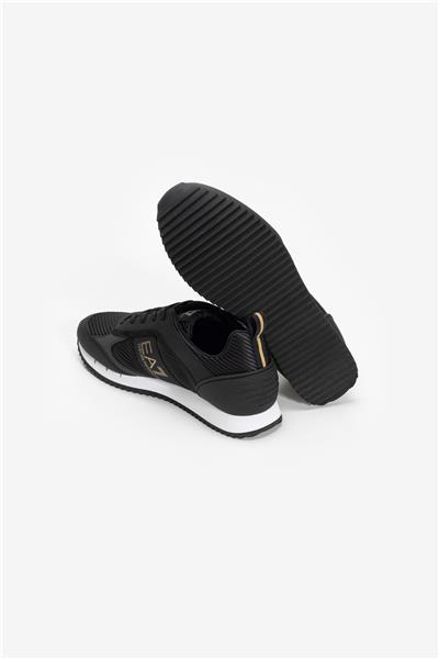 EA7 Black And White 10Th Anniversary Sneakers