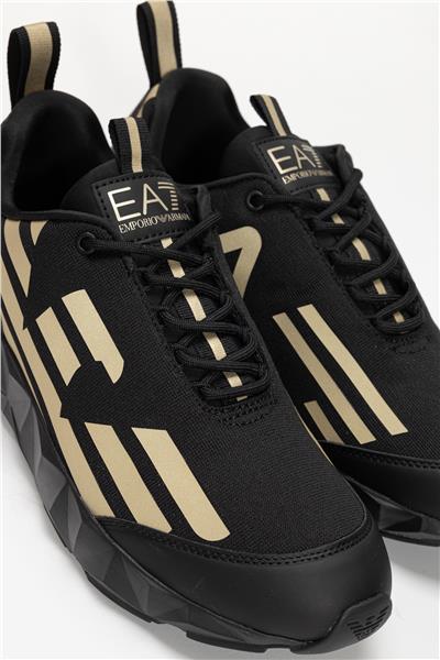 EA7 Black And White 10Th Anniversary Sneakers