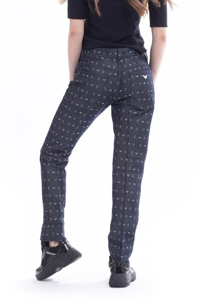 Emporio Armani 5 Cepli Slim Fit Kadın Jean Pantolon Mavi