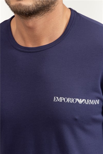 Emporio Armani Erkek 2li T-Shirt Beyaz
