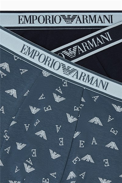 Emporio Armani Erkek 3lü Boxer Çok Renkli
