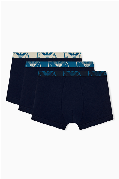 Emporio Armani Erkek 3lü Boxer Çok Renkli