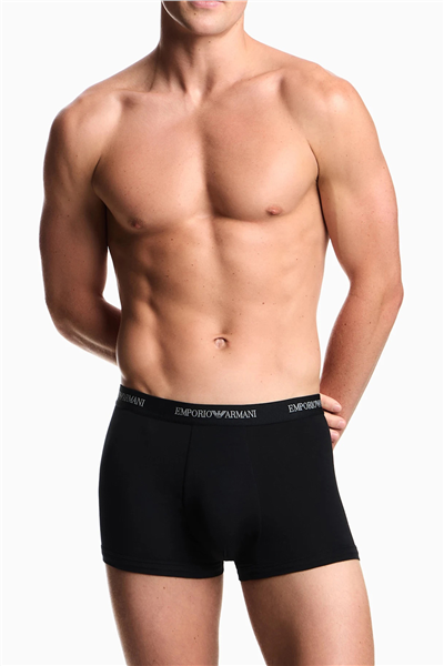 Emporio Armani Erkek 3lü Boxer Siyah