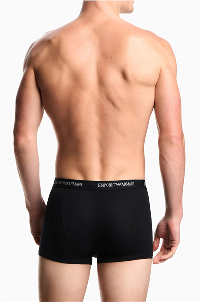 Emporio Armani Erkek 3lü Boxer Siyah