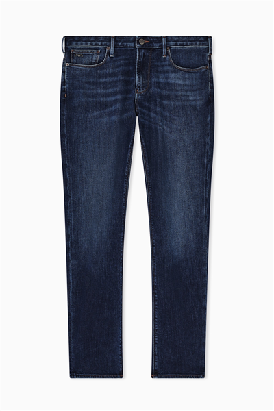 Emporio Armani Erkek 5 Cepli Pantolon İndigo Mavi