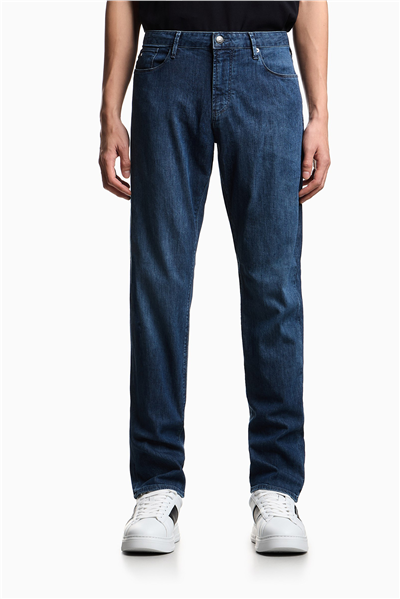 Emporio Armani Erkek 5 Cepli Pantolon Açık Mavi